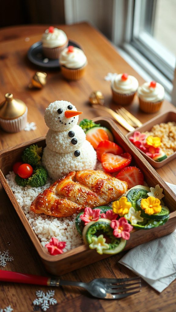 festive holiday bento boxes