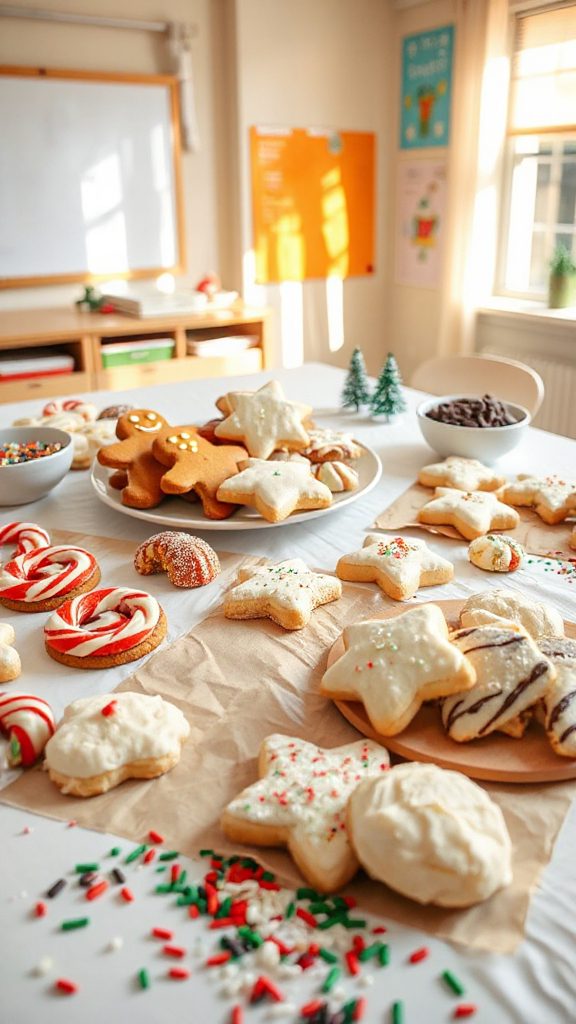 festive holiday cookie celebration
