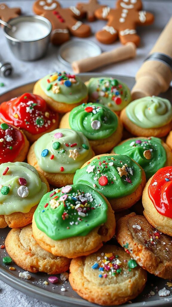 festive holiday sprinkle cookies festive holiday sprinkle cookies