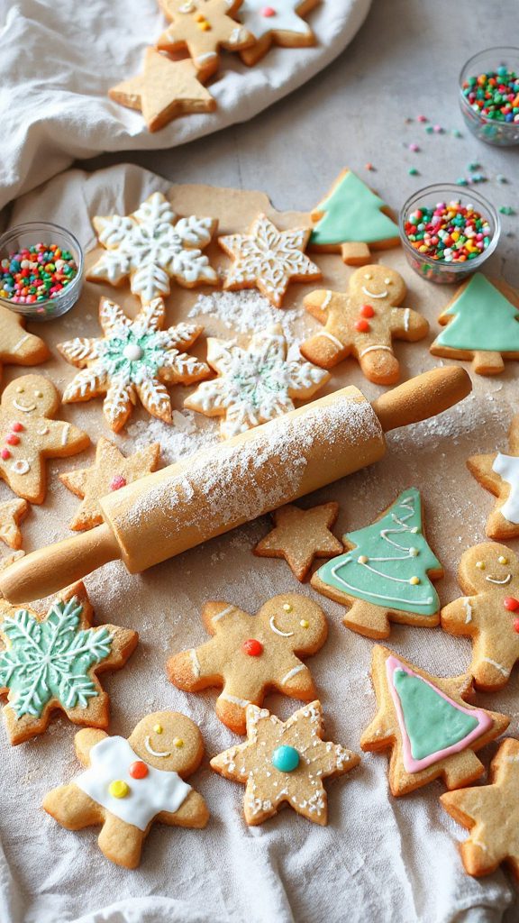 festive homemade sugar cookies