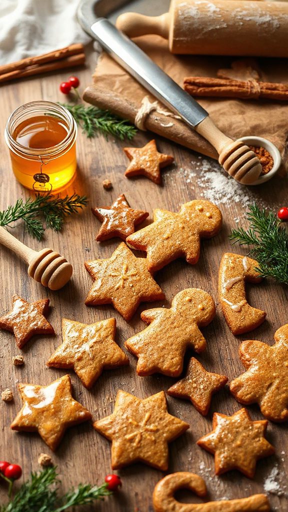festive honey spiced cookies festive honey spiced cookies