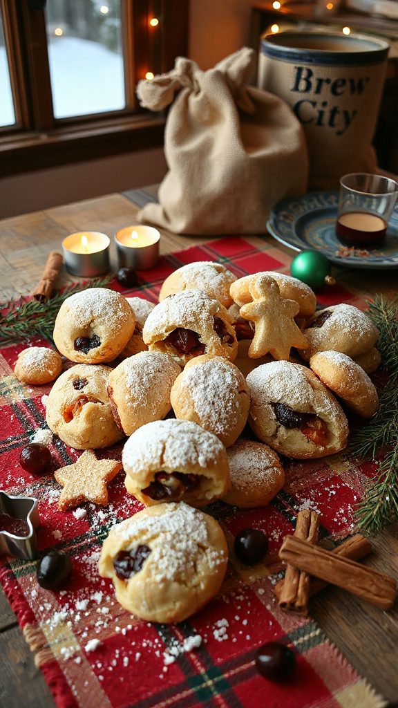 festive miniature stollen treats
