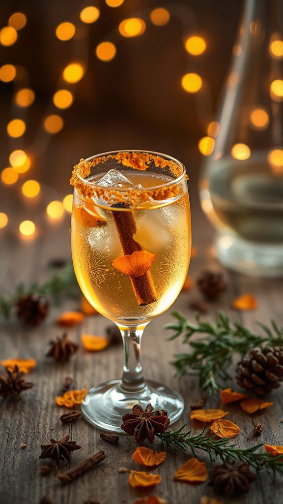 festive mulled wine spritz festive mulled wine spritz