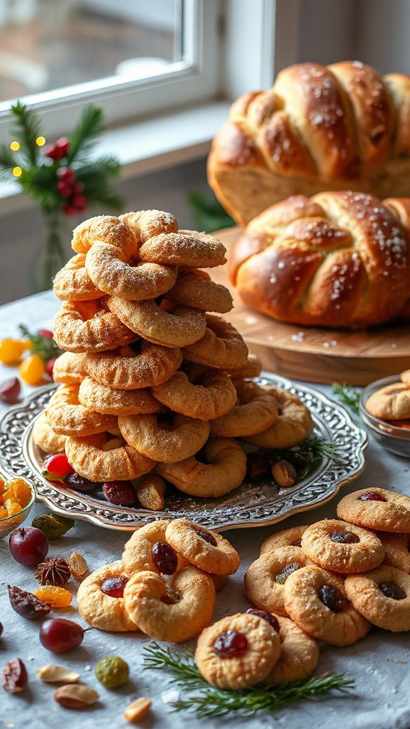 festive norwegian christmas bread