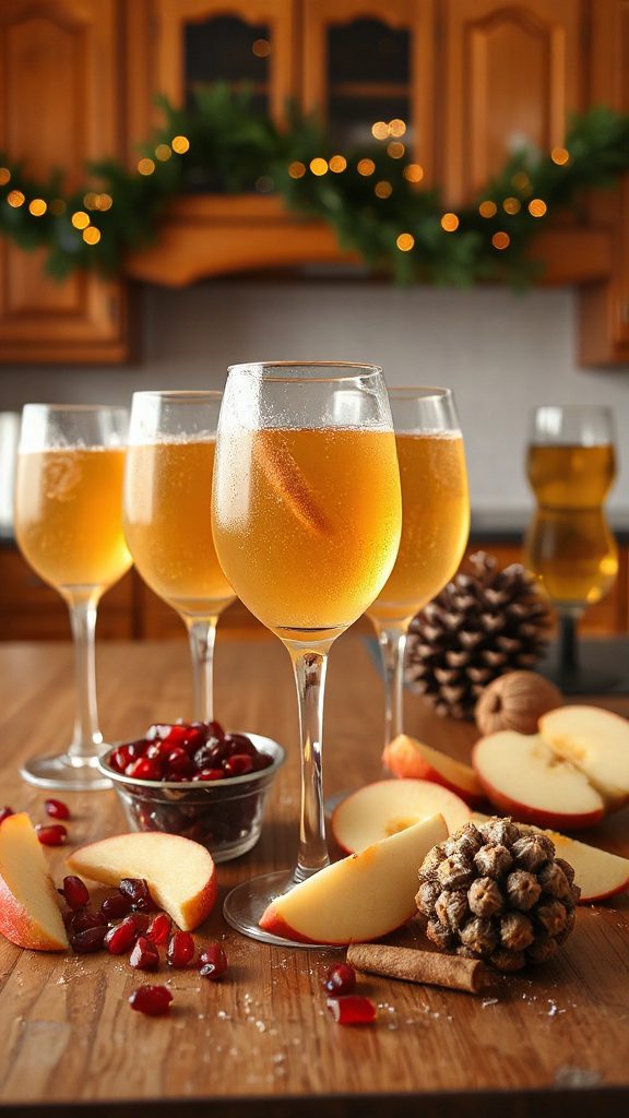 festive nutmeg apple cocktail