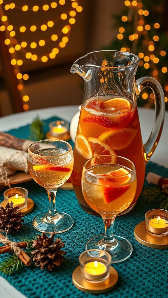 festive nutmeg citrus sangria