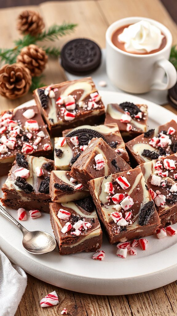 festive oreo peppermint fudge festive oreo peppermint fudge