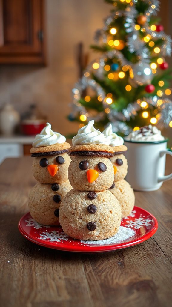 festive oreo snowman cookies festive oreo snowman cookies