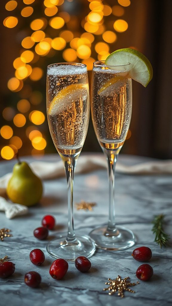 festive pear cranberry cocktail festive pear cranberry cocktail