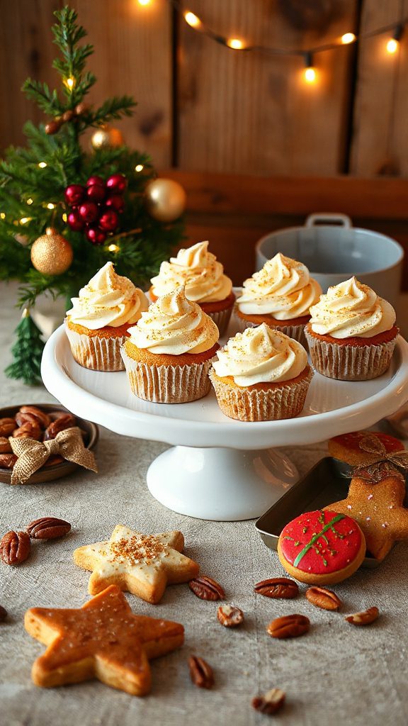festive pecan cupcake recipe