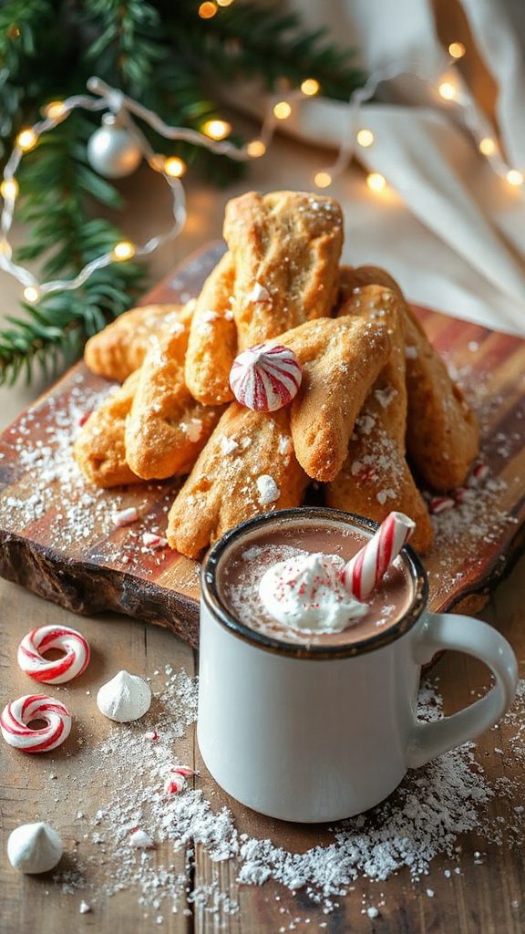 festive peppermint chocolate biscotti festive peppermint chocolate biscotti