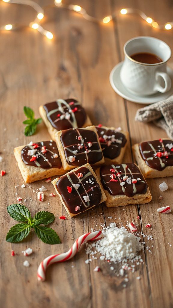 festive peppermint chocolate cookies festive peppermint chocolate cookies
