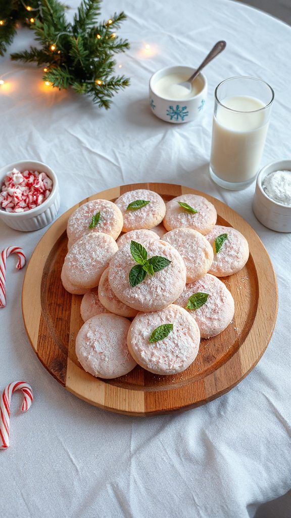 festive peppermint sugar cookies festive peppermint sugar cookies