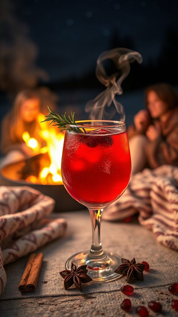 festive pomegranate cocktail recipe