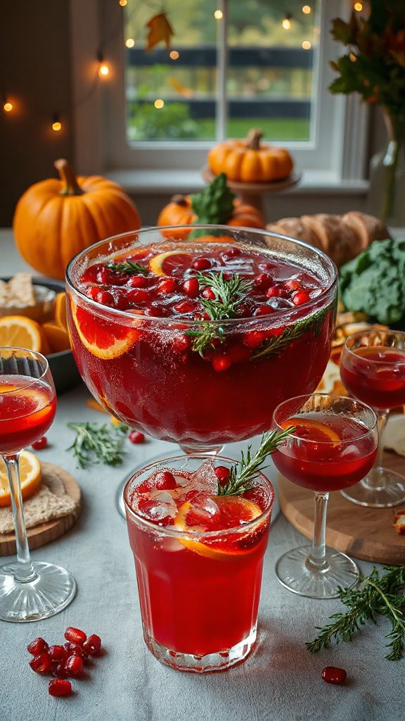 festive pomegranate cocktail recipe