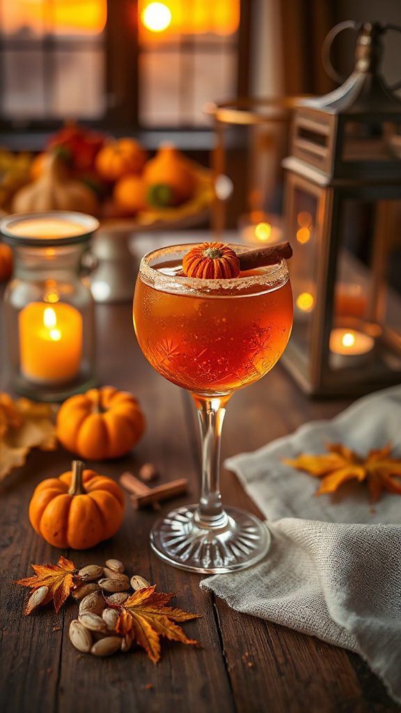 festive pumpkin spice cocktail festive pumpkin spice cocktail