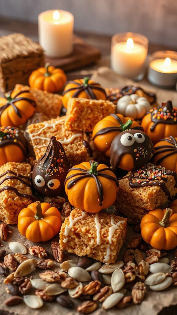 festive pumpkin spice treats