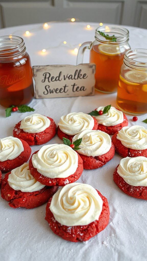 festive red velvet cookies festive red velvet cookies