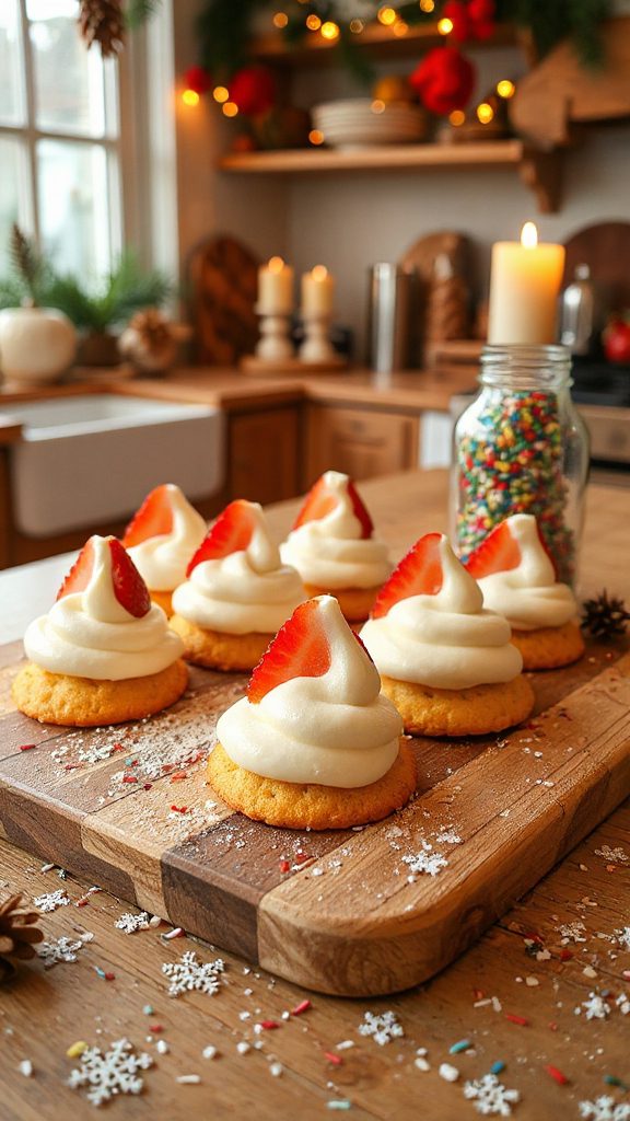 festive santa hat snacks festive santa hat snacks