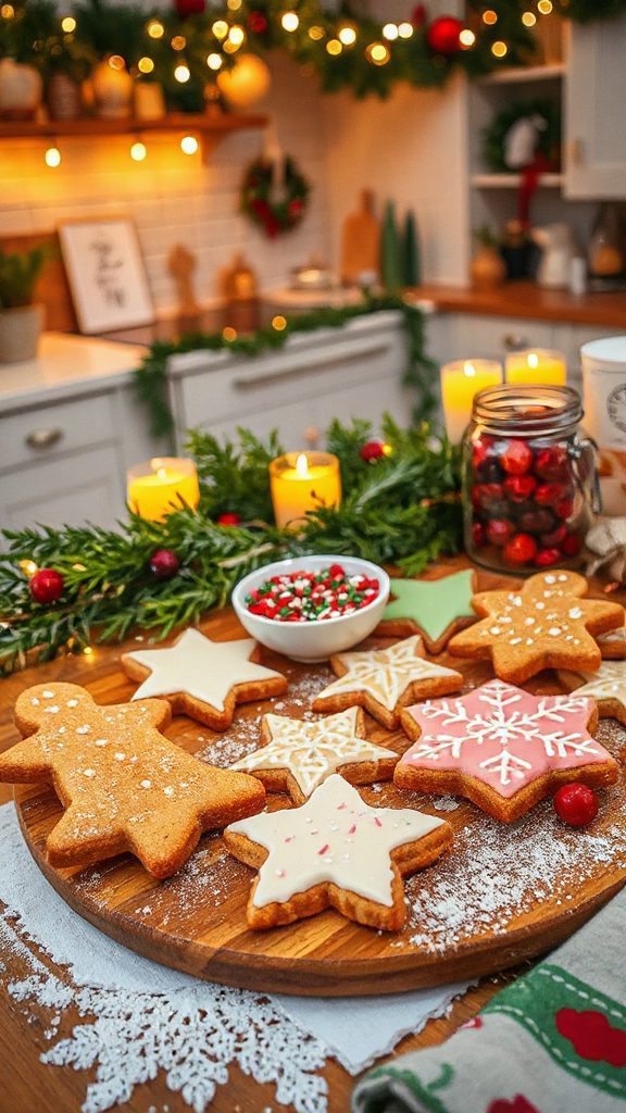 festive sourdough sugar cookies