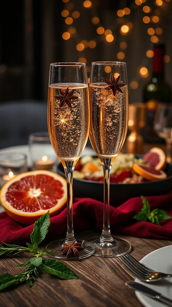 festive sparkling cocktail recipe