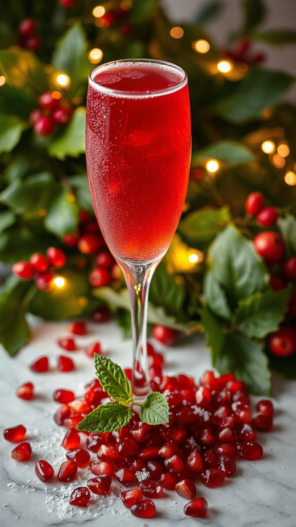 festive sparkling fruit cocktail festive sparkling fruit cocktail