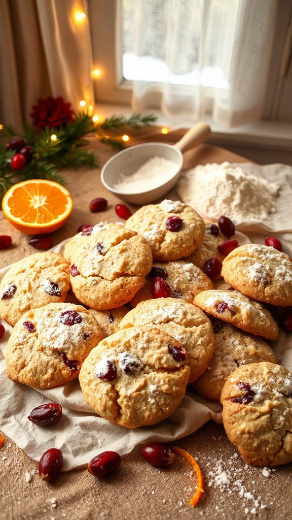 festive spelt cranberry cookies festive spelt cranberry cookies