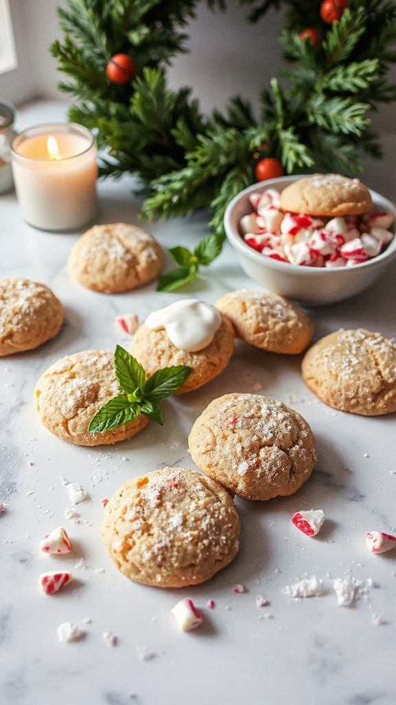 festive spelt peppermint cookies festive spelt peppermint cookies