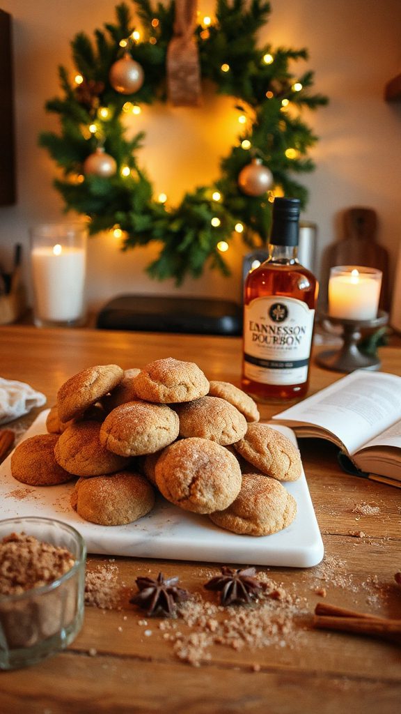 festive spiced bourbon cookies festive spiced bourbon cookies