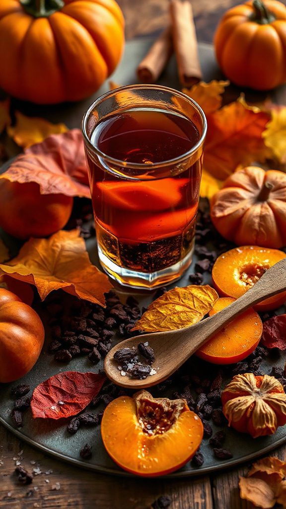 festive spiced cacao cocktail