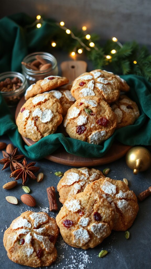 festive spiced gingerbread cookies