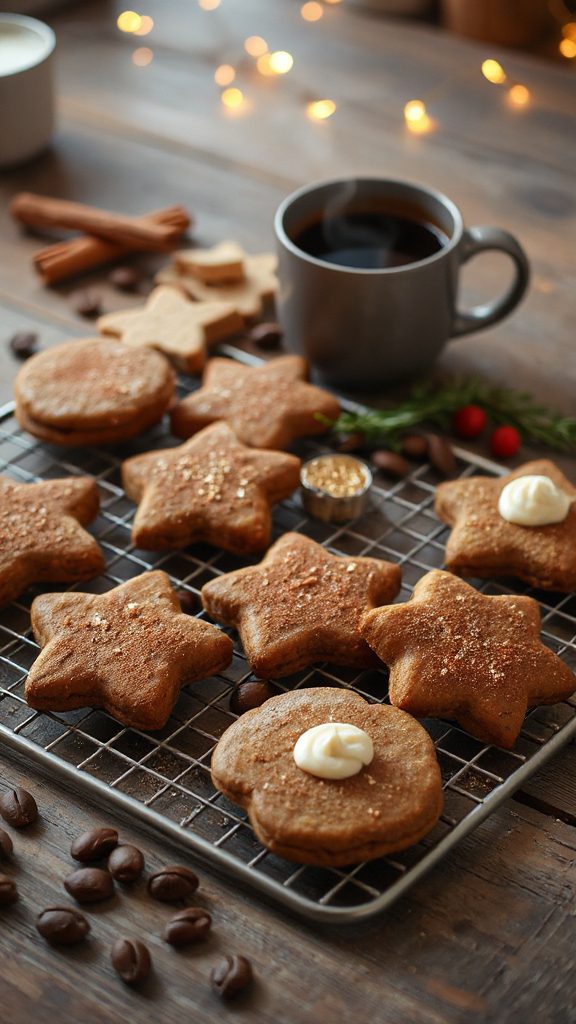festive spiced gingerbread cookies