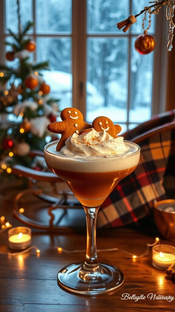 festive spiced holiday cocktail