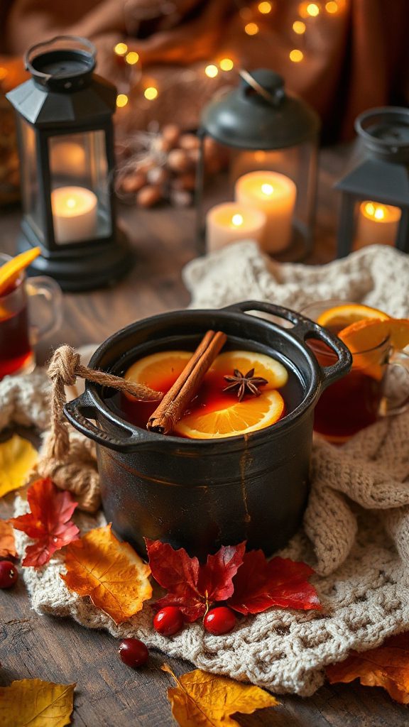 festive spiced mulled wine