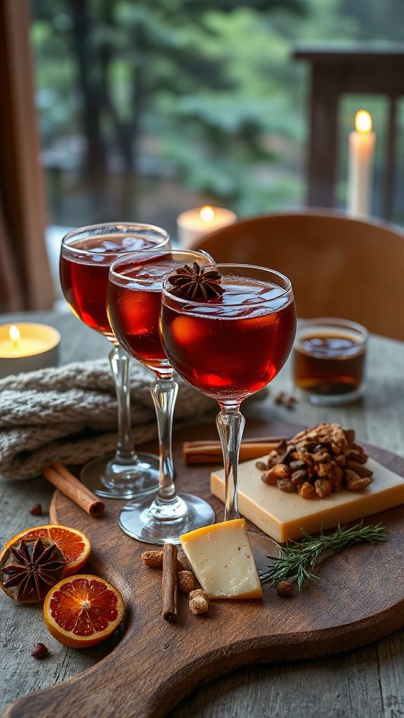 festive spiced rum cocktail festive spiced rum cocktail