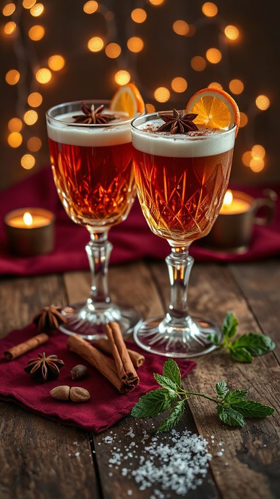 festive spiced rum cocktail festive spiced rum cocktail