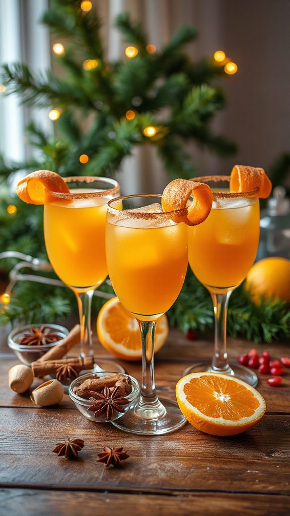 festive spiced rum punch