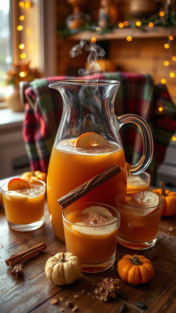 festive spiced rum punch