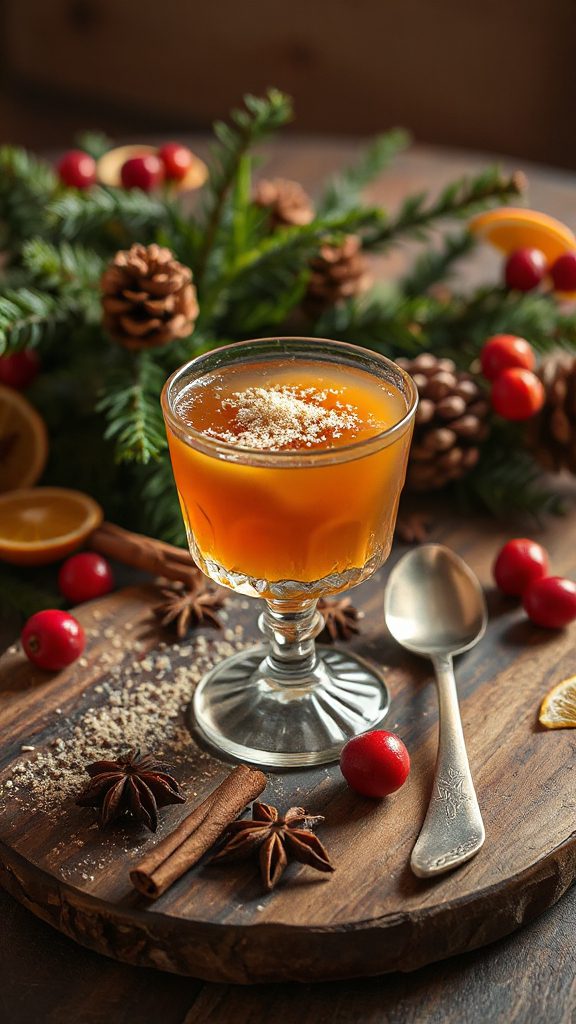 festive spiced rum punch