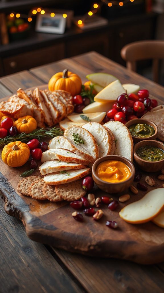 festive thanksgiving charcuterie board