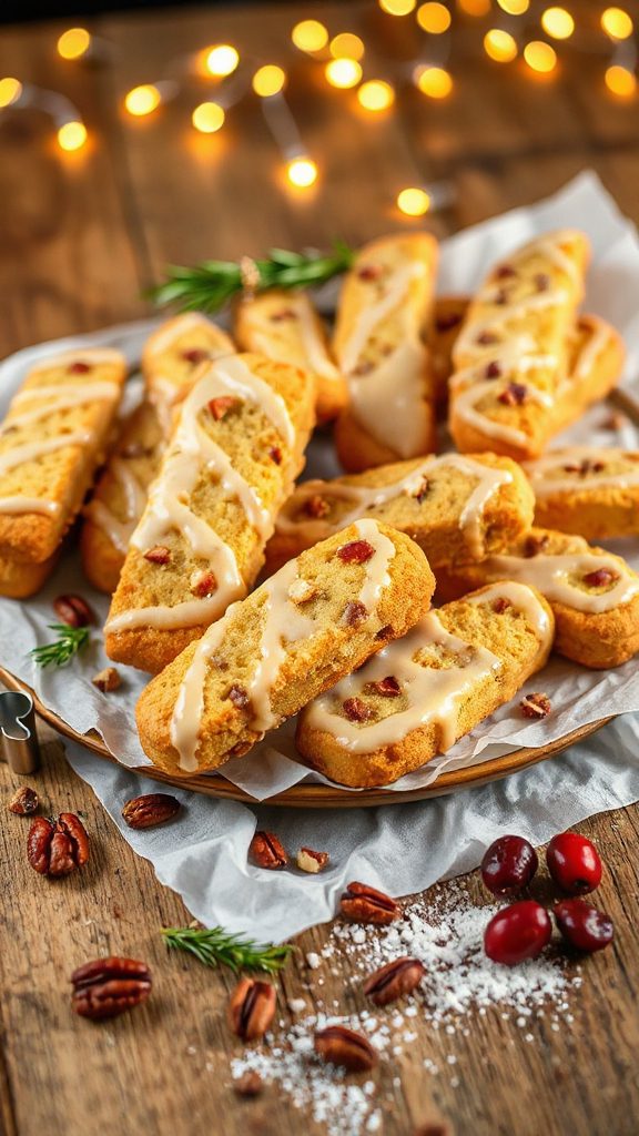 festive twice baked cookies