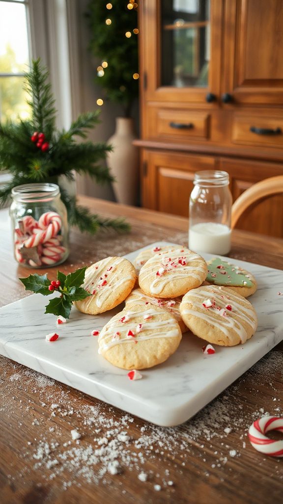 festive vanilla peppermint cookies festive vanilla peppermint cookies