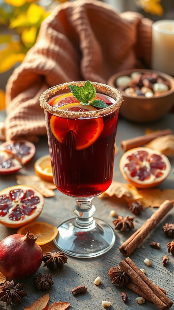 festive warming cocktail recipe