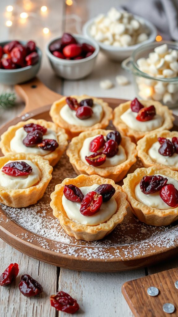 festive white chocolate cookies