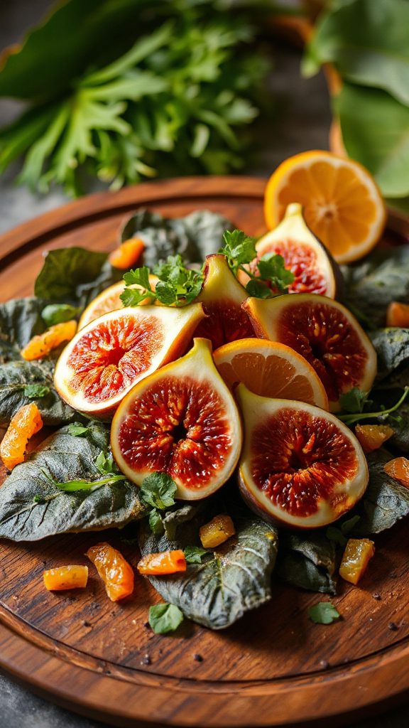 fig and plantain leaf salad fig and plantain leaf salad