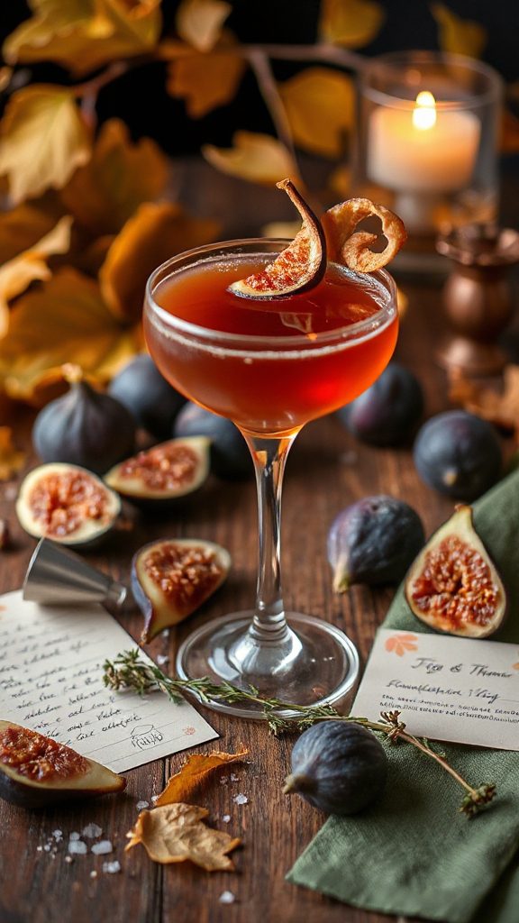 fig and thyme cocktail