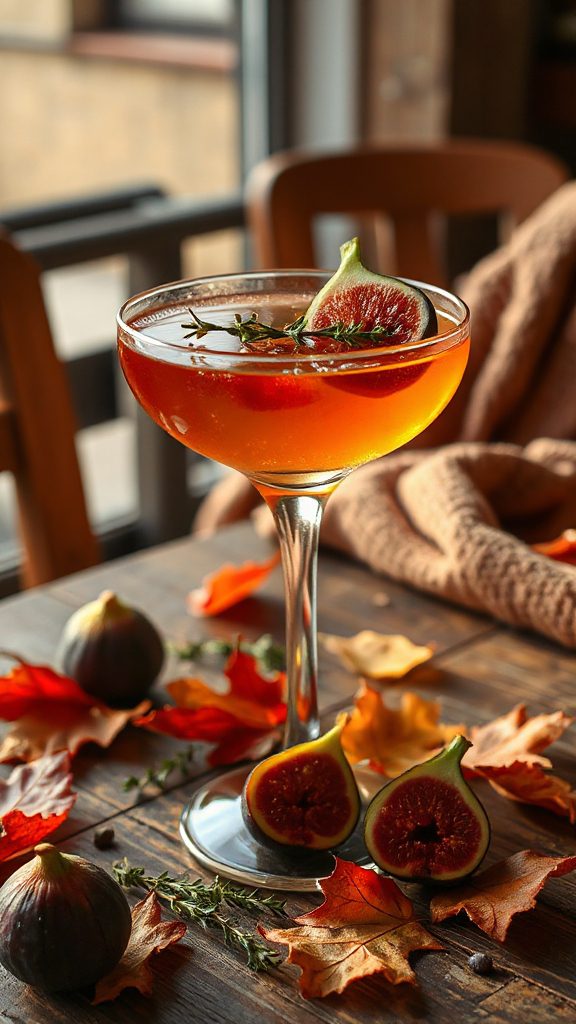 fig thyme cocktail recipe