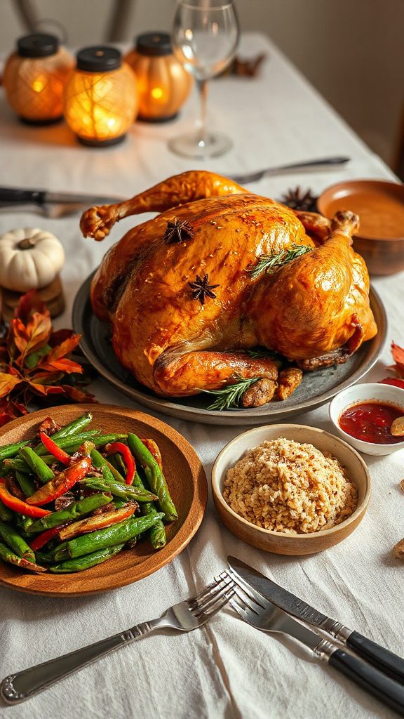 five spice flavorful holiday turkey
