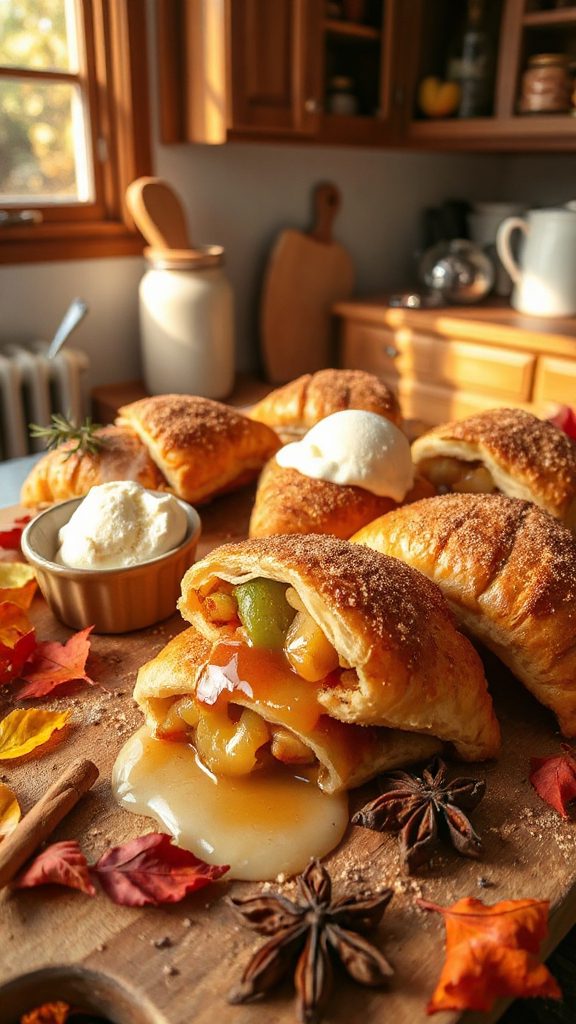 flaky apple pie turnovers