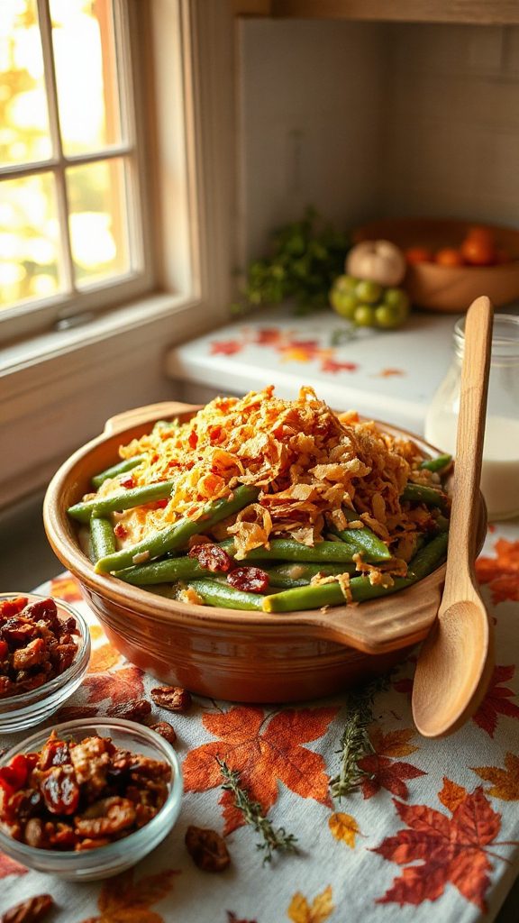 flavorful green bean casserole flavorful green bean casserole